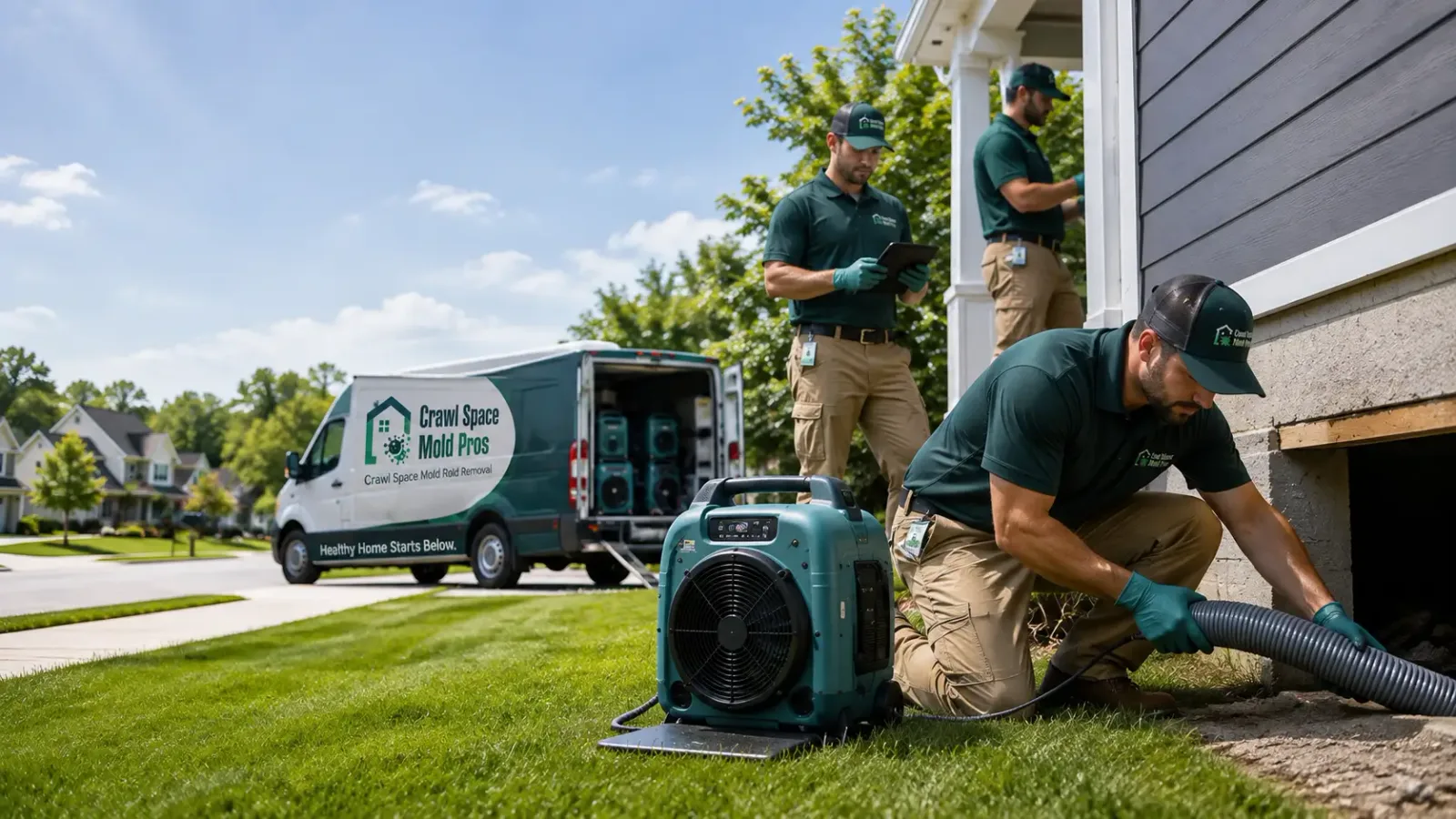 Crawl Space Mold Removal in Modesto, IL